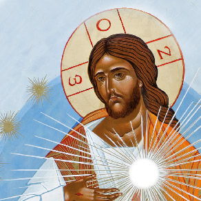 Christ icone hostie